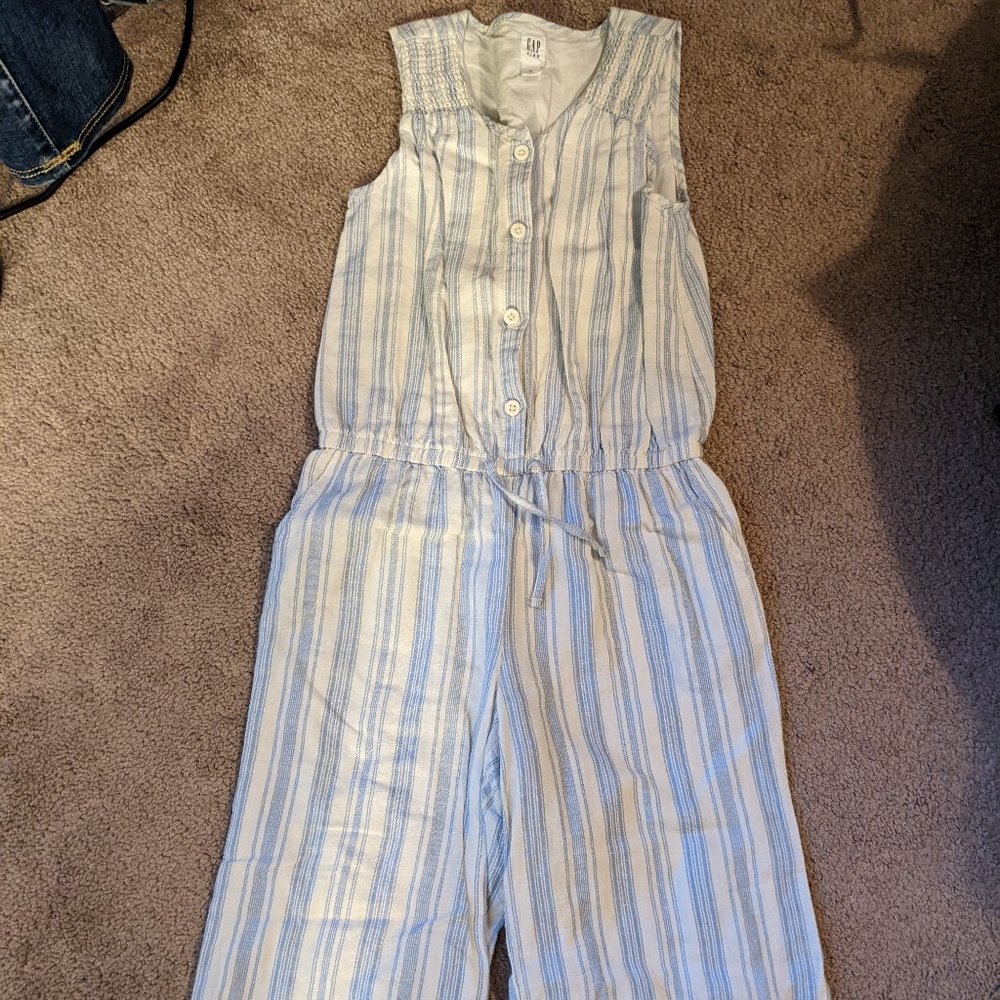 Gap Girls Tank Stripe Romper (M/8)